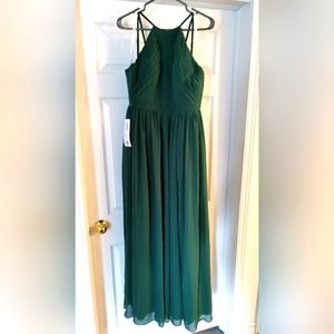 A8 Dark Green Azazie Bridesmaids Dress